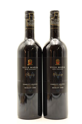 (2) 2006 Villa Maria Reserve Merlot, Gimblett Gravels [BC95]