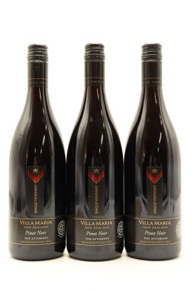 (3) 2013 Villa Maria Single Vineyard The Attorney Pinot Noir, Marlborough
