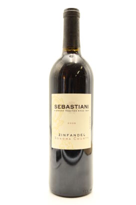 (1) 2009 Sebastiani Vineyards & Winery Sonoma County Zinfandel, California