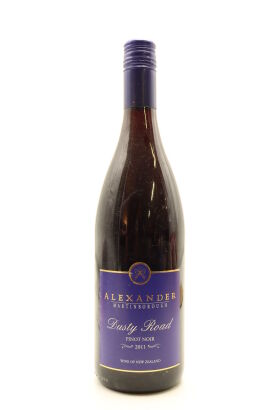 (1) 2011 Alexander Dusty Road Pinot Noir, Martinborough