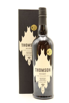 (1) Thomson 'Progress Report' Manuka Smoke Single Malt NZ Whisky, 46% ABV