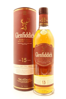 (1) Glenfiddich Unique Solera Reserve 15 Year Old Single Malt Scotch Whisky, 40% ABV