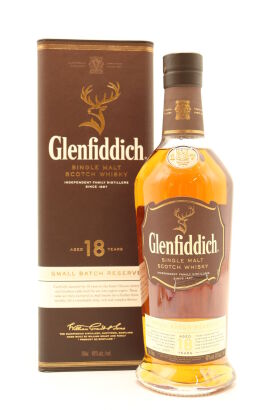 (1) Glenfiddich 18 Year Old Small Batch Release Single Malt Scotch Whisky, 40% ABV