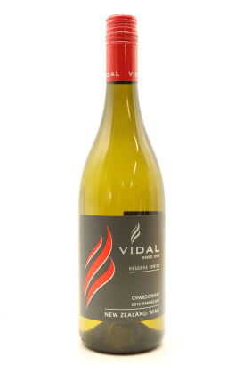 (1) 2012 Vidal Estate Reserve Chardonnay, Hawke's Bay