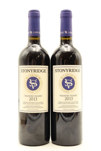 (2) 2013 Stonyridge Vineyard Larose, Waiheke Island