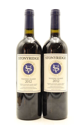 (2) 2012 Stonyridge Vineyard Larose, Waiheke Island