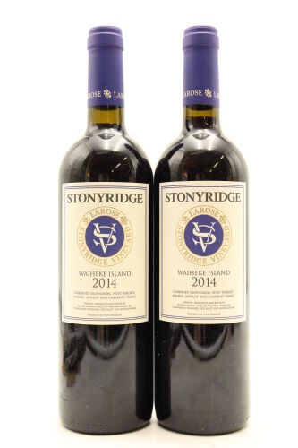 (2) 2014 Stonyridge Vineyard Larose, Waiheke Island