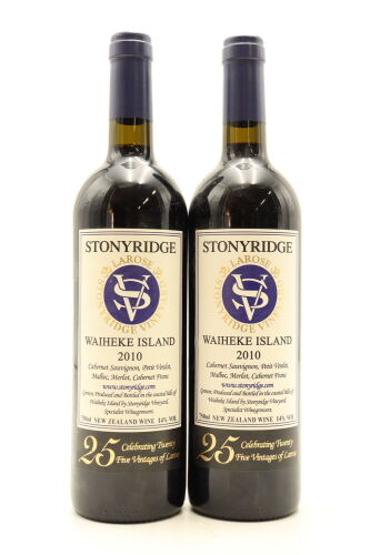 (2) 2010 Stonyridge Vineyard Larose, Waiheke Island