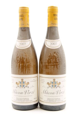 (2) 2007 Domaine Leflaive Macon-Verze, Burgundy