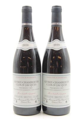 (2) 2010 Domaine Bruno Clair Clos-St-Jacques 1er Cru, Gevrey-Chambertin