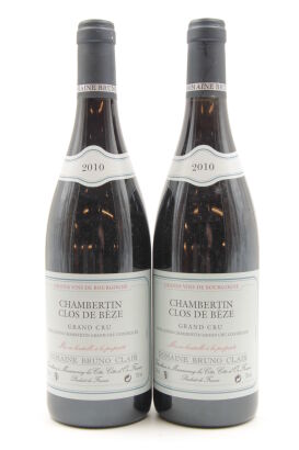 (2) 2010 Domaine Bruno Clair Clos de Beze Grand Cru, Chambertin [RP96]