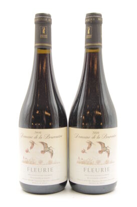 (2) 2010 Domaine de La Bouroniere Fleurie, Beaujolais