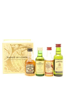(1) Embark on a Journey, Four Miniture Whiskies, 50ml, Sold as One Lot