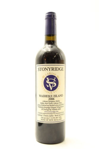 (1) 2006 Stonyridge Vineyard Larose, Waiheke Island