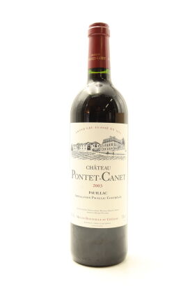 (1) 2003 Chateau Pontet-Canet, Pauillac [JR16] [RP95] [WS94]
