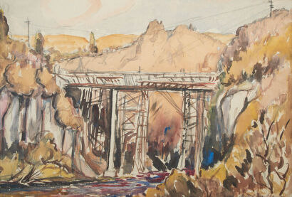 LINCOLN LEE Bridge Building. Waikato. Mangakino
