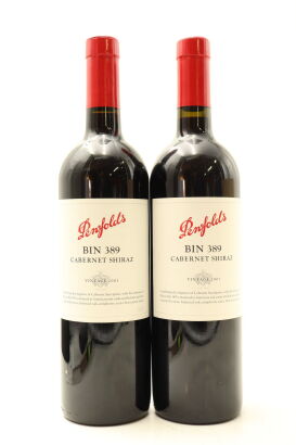 (2) 2001 Penfolds Bin 389 Cabernet - Shiraz, South Australia [JR17]