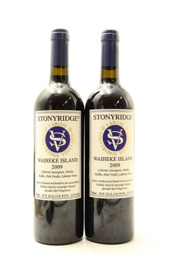 (2) 2009 Stonyridge Vineyard Larose, Waiheke Island
