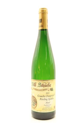 (1) 2011 Weingut Willi Schaefer Graacher Domprobst Riesling Spatlese, Mosel [JR17]