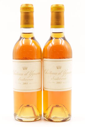 (2) 2003 Chateau D'Yquem, Sauternes 375ml