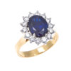 18ct Sapphire and Diamond Ring