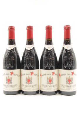 (4) 2007 Clos Des Papes, Chateauneuf-du-Pape