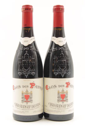 (2) 2007 Clos Des Papes, Chateauneuf-du-Pape