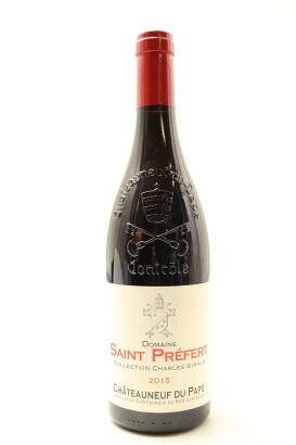 (1) 2015 Domaine Saint Prefert Chateauneuf-du-Pape Collection Charles Giraud, Rhone [RP97]
