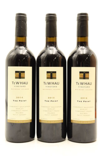 (3) 2014 Te Whau The Point Cabernet Merlot, Waiheke Island [BC95]