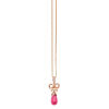 18ct Pink Tourmaline and Diamond Pendant - 2