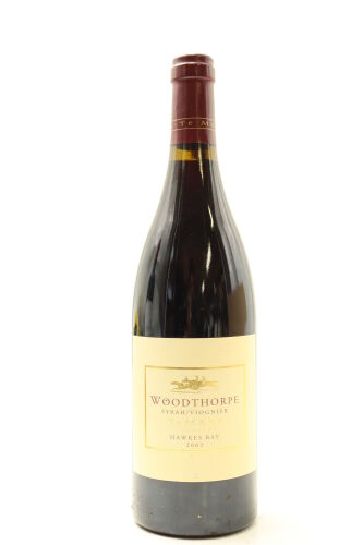 (1) 2002 Te Mata Estate Woodthorpe Syrah - Viognier, Hawke's Bay