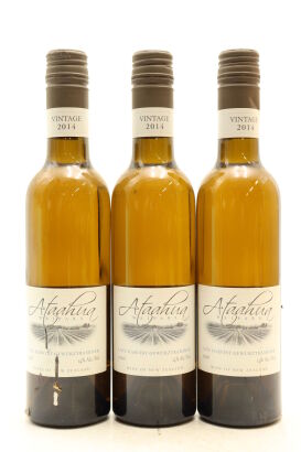 (3) 2014 Ataahua Late Harvest Gewurztraminer, Waipara, 375ml