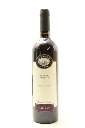 (1) 2001 Richmond Grove Limited Release Shiraz, Barossa