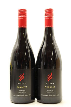 (2) 2006 Vidal Estate Reserve Syrah, Gimblett Gravels [BC97]