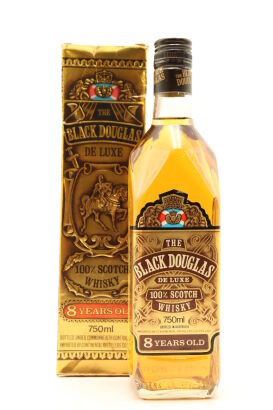 (1) Black Douglas 8 Year Old De Luxe Blended Scotch Whisky, 37.5% ABV, 750ml