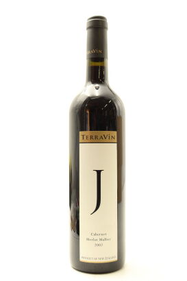 (1) 2002 TerraVin J Cabernet - Merlot - Malbec, Marlborough