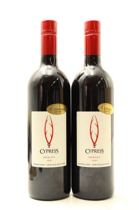 (2) 2009 Cypress Merlot, Hawke's Bay
