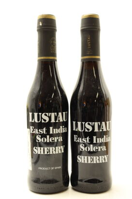 (2) NV Lustau East India Solera Sherry, Andalucia, Spain, 375ml