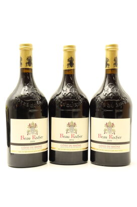 (3) 2016 Beau Rocher Cotes du Rhone, France