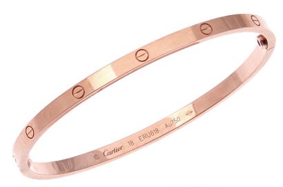 18ct Rose Gold Cartier Love Bangle