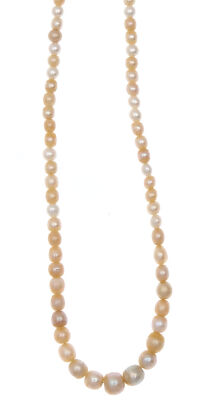 A Vintage Natural Pearl Necklace