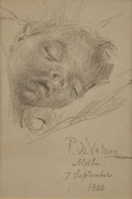 PETRUS VAN DER VELDEN Melba (Study of Sleeping Boy)