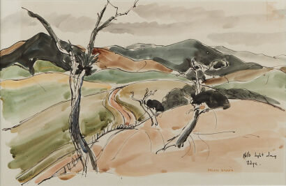 HELEN BROWN Hills Light Along Edge