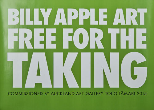 BILLY APPLE Free for the Taking