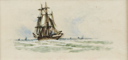 ARTIST UNKNOWN Sailing Ship at Sea