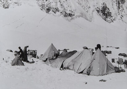 ALFRED GREGORY Everest Base Camp - Wylie on Left