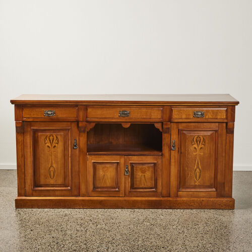 A Colonial Sideboard with Native Wood Inlay