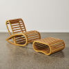 A David Trubridge South Pacific 'Rocker' Rocking Chair and 'Flip' Ottoman - 2