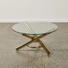 A 1970s Brass-Plated 'Jax' Coffee Table