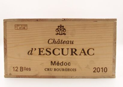 (12) 2010 Chateau d'Escurac, Medoc (OWC)